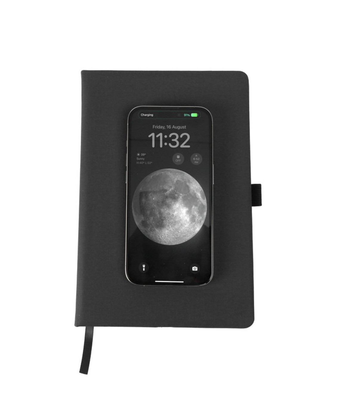 Premium Wireless Charger Notebook - Personalised Company Notebooks