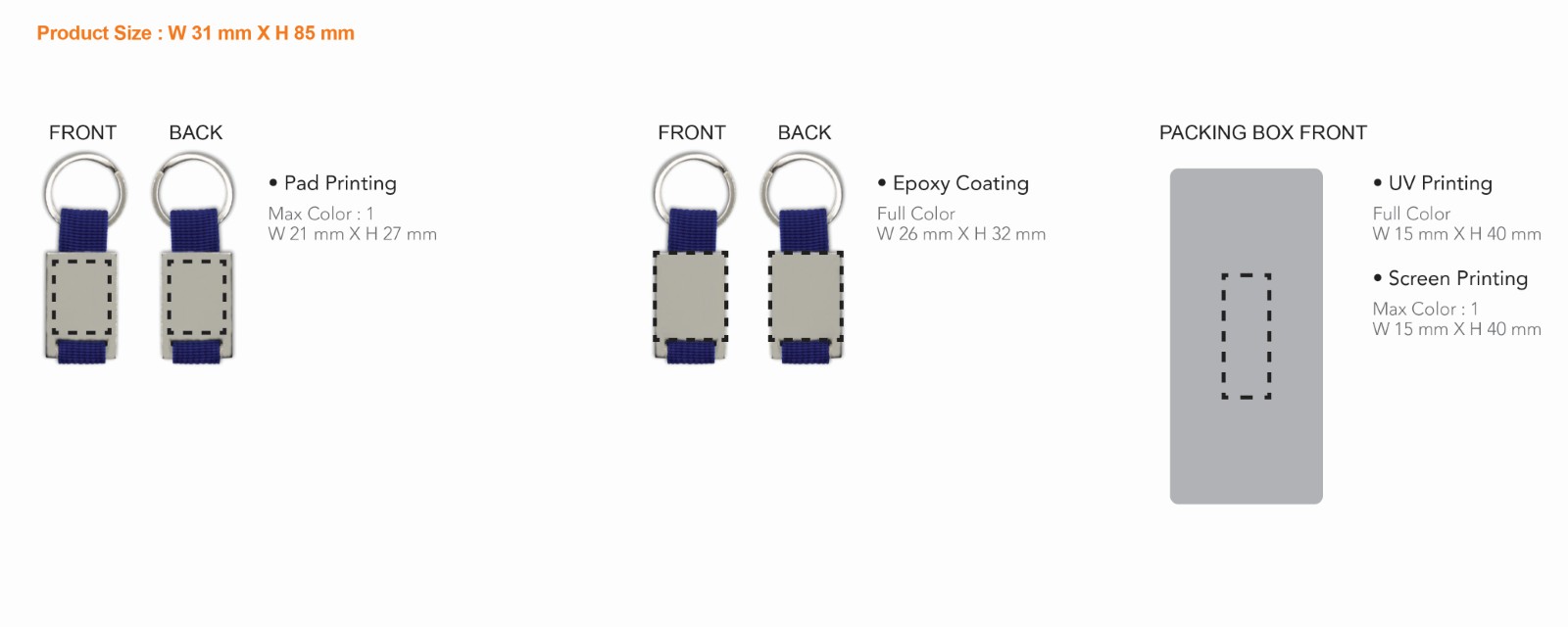 Stainless Steel Keychain