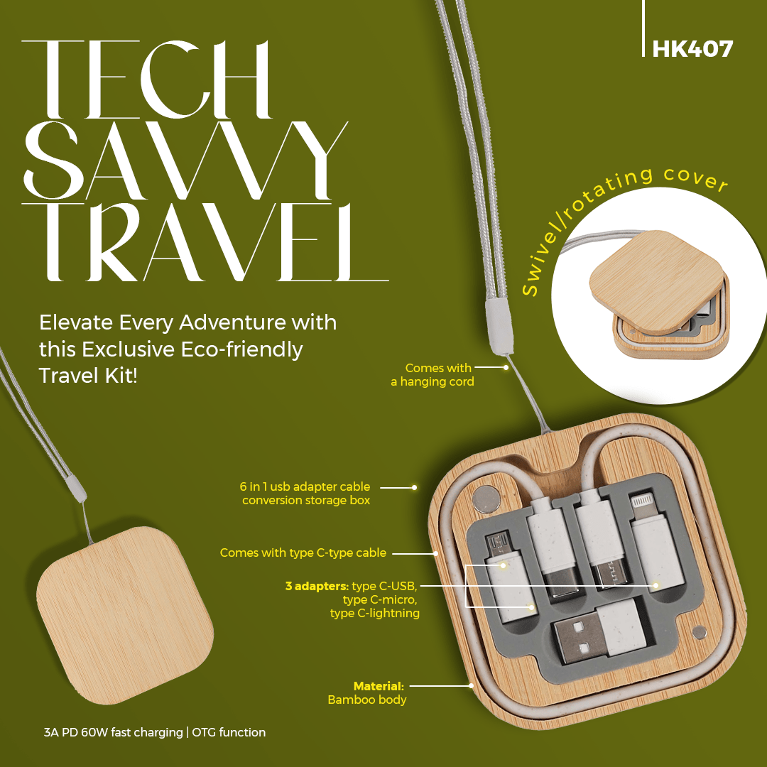 Bamboo Travel Kit